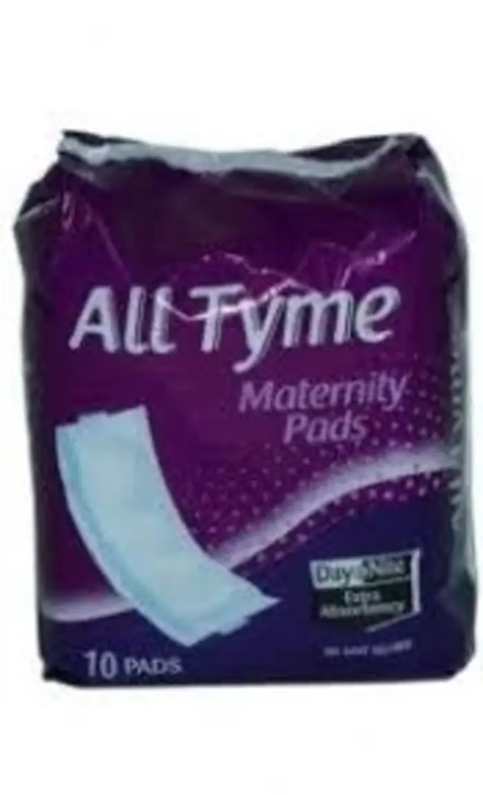 All Tyme Maternity Pads 10 Pieces